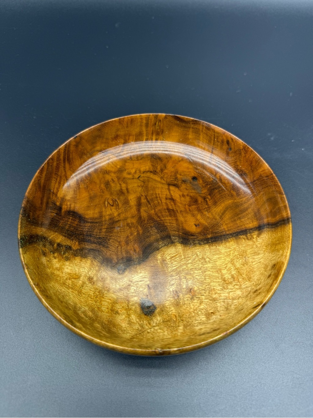 Vintage Oregon Myrtle Wood Dish